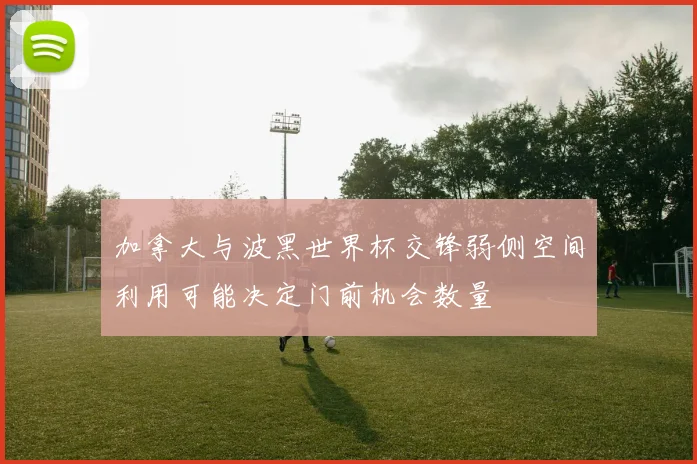 加拿大与波黑世界杯交锋弱侧空间利用可能决定门前机会数量